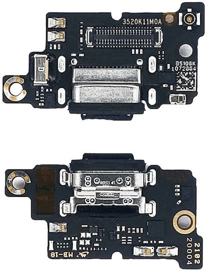 Flex Cable with Charging port in Black colour for Xiaomi Mi 11i