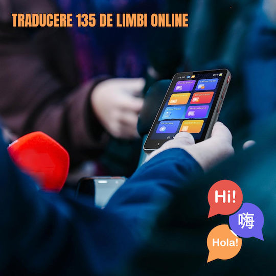 Intelligent Bidirectional Real-time Translator Instant Online Voice Translation In 135 Languages Wifi Hotspot Visionhub Translator 4.0 Inch Hd Touchscreen Offline Translation
