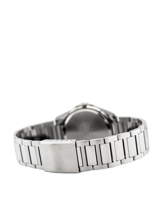 Casio Ceas Barbatesc 37mm Cu Baterie și Brățară Din Metal Argintie