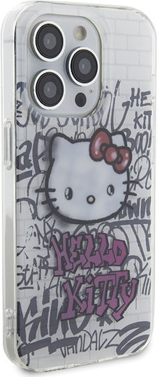 Hello Kitty Задна корица Пластмаса Бял (iPhone 15 Pro Max)