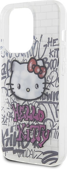 Hello Kitty Задна корица Пластмаса Бял (iPhone 15 Pro Max)