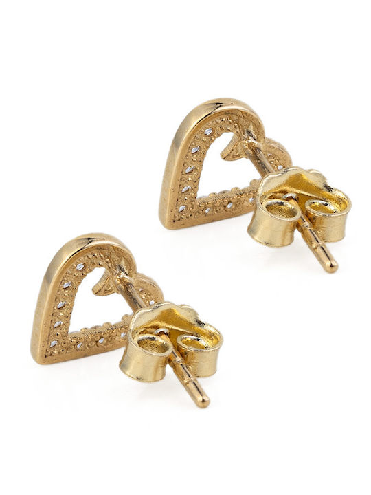 George Art Jewels Обици от Злато 14K с Камъни