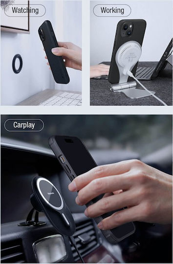 Nillkin Super Frosted Pro Back Cover Πλαστικό Μαγνητικό Πράσινο (iPhone 15)