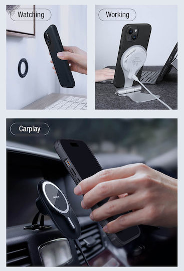 Nillkin Super Frosted Pro Back Cover Πλαστικό Μαγνητικό Πράσινο (iPhone 15)
