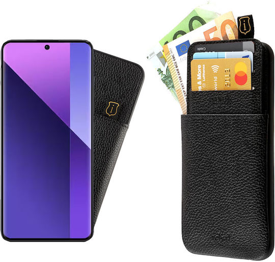 Idol 1991 Anti-rfid Wallet Δερμάτινο / Σιλικόνης / Δερματίνης Μαύρο (Redmi Note 13 Pro+)