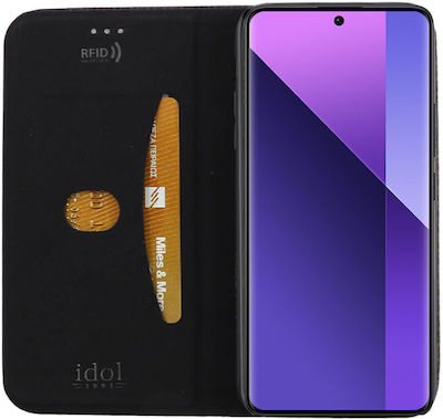 Idol 1991 Elite Anti-rfid Book Μαύρο (Redmi Note 13 Pro+)