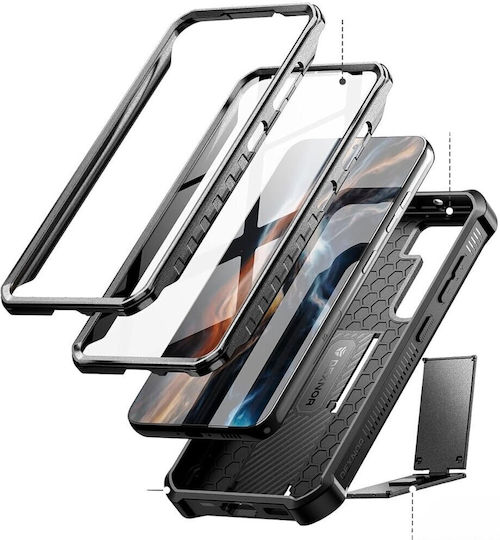 Dexnor 360 Full Cover Μαύρο (Galaxy S23+)