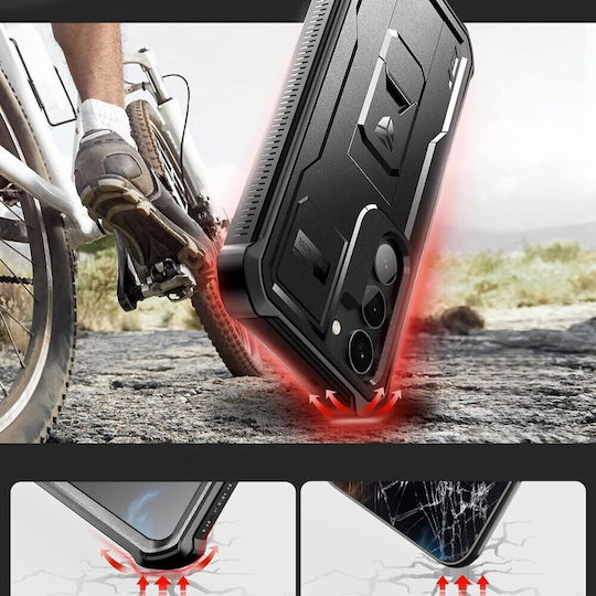 Dexnor 360 Full Cover Μαύρο (Galaxy S23+)