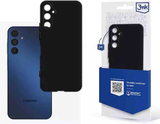3MK Galaxy Back Cover Σιλικόνης 1.2mm Μαύρο (Samsung Galaxy A15 5G)