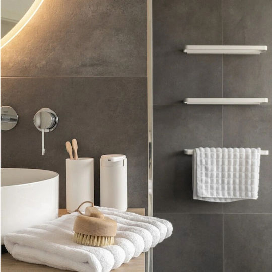Zone Denmark Schiene Badezimmer Einzel Wandmontage Schrauben ​70x7.5cm Weiß