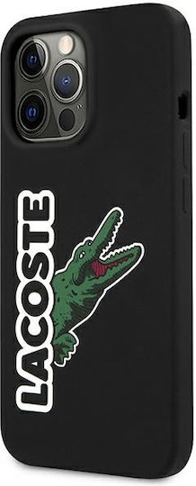 Lacoste Head Crocodile Back Cover Σιλικόνης Μαύρο (iPhone 13 Pro Max)