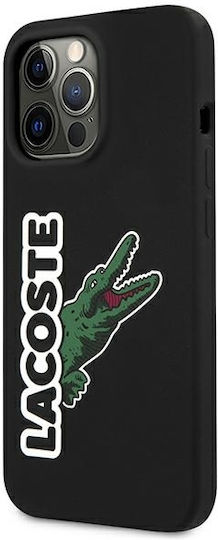 Lacoste Head Crocodile Back Cover Σιλικόνης Μαύρο (iPhone 13 Pro / 13)