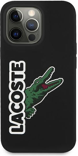 Lacoste Head Crocodile Back Cover Σιλικόνης Μαύρο (iPhone 13 Pro / 13)