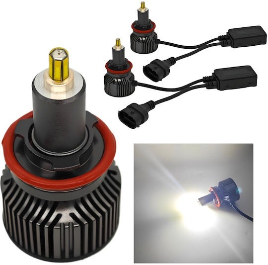 Lămpi Autoturismului H11 / H16 Canbus LED 5500K Alb rece 2buc