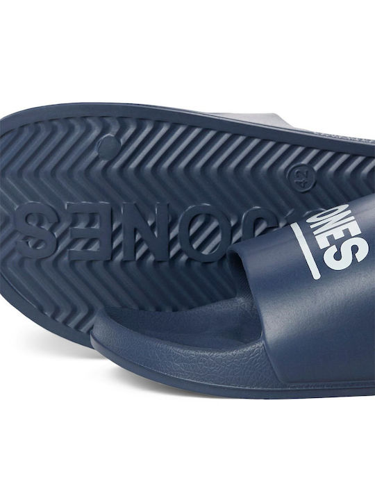 Jack & Jones Ανδρικά Slides Μπλε