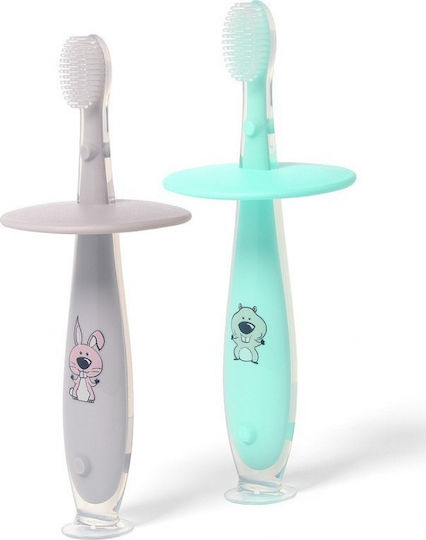 Babyono Βρεφική Οδοντόβουρτσα για 6m+ Μπλε