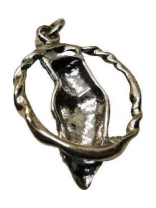 925 Silver Owl Pendant On Round Branch
