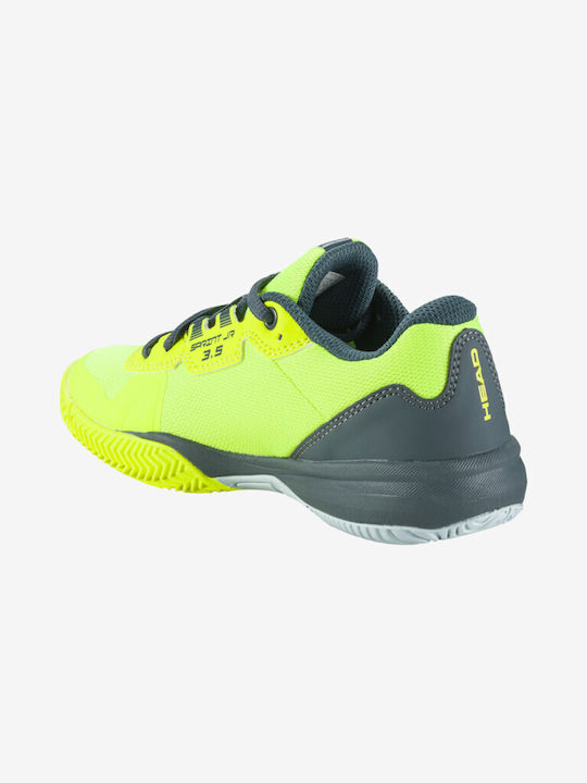 Head Pantofi Sport pentru Copii Tenis Sprint 3.5 Junior Yegr Galbene