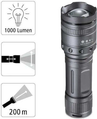 HAMA Pro Taschenlampe LED mit maximaler Helligkeit 1000lm