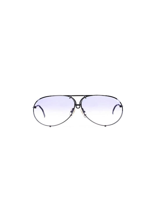 Porsche Design Sunglasses with Black Metal Frame and Gray Gradient Lens P5623-0