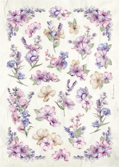 Stamperia Hârtie de orez Decoupage Multicolour
