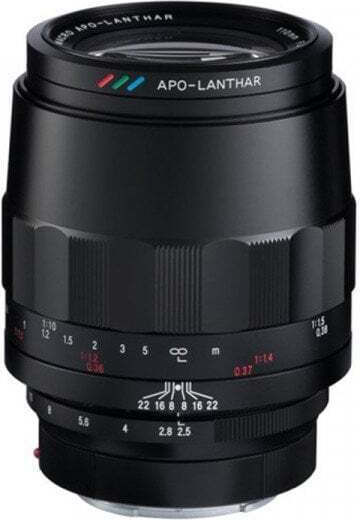 Voigtlander Camera Lens Apo Lanthar 110mm f/2.5 Macro Telephoto / Macro for Sony E Mount Black
