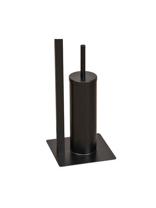 Set Accesorii Pentru Baie Metalic Negru 2 Bucăți