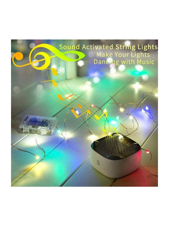 100 Lichterketten LED 10m. Mehrfarbige USB in Zeichenfolge 1Stück