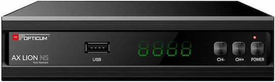 Opticum AX Lion AX Lion Mpeg-4 Digital Receiver Full HD (1080p) with PVR (Record to USB) Function Connections SCART / HDMI / USB