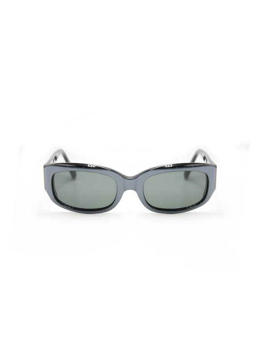 Ysl Men's Sunglasses with Black Plastic Frame and Green Lens SL 657 480