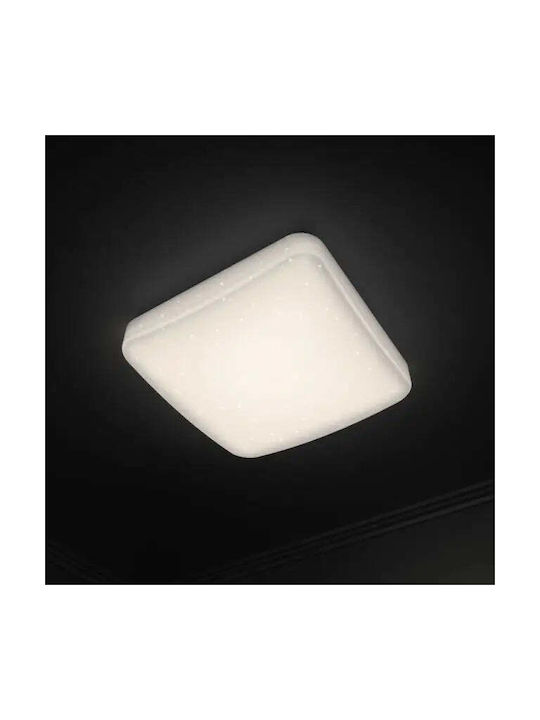 HAMA Deckenleuchte montieren 27,5cm Weiß mit Integrierte LED