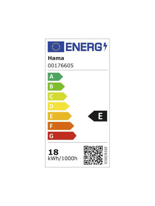 HAMA Deckenleuchte montieren 27,5cm Weiß mit Integrierte LED