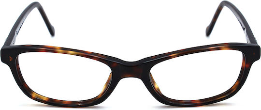 Emporio Armani Мъжки Пластмасов Рамка за Очила Кафяв EA554 063