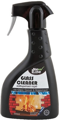 New Line Glass Cleaner Καθαριστικό Υγρό για Τζάμια Τζακιού 500ml