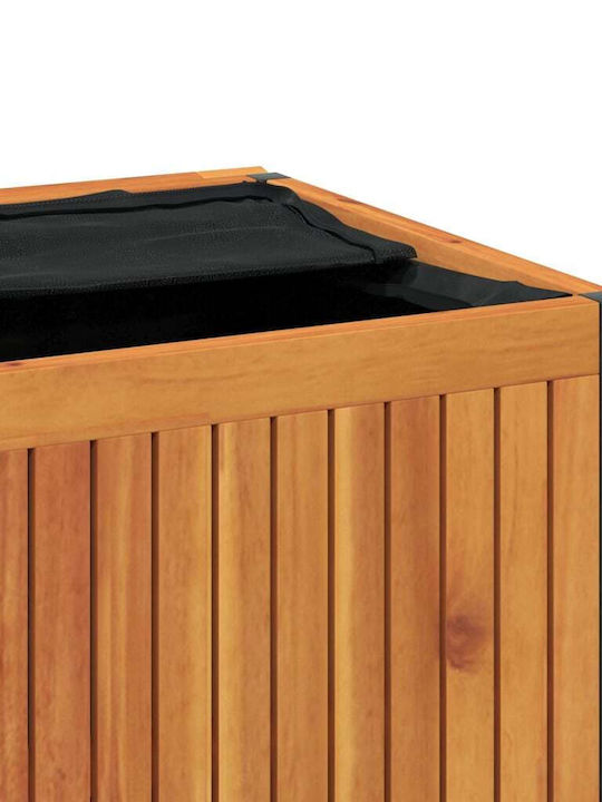 vidaXL Cutie de depozitare pentru exterior Lemn Roz L45xW45xH45buc