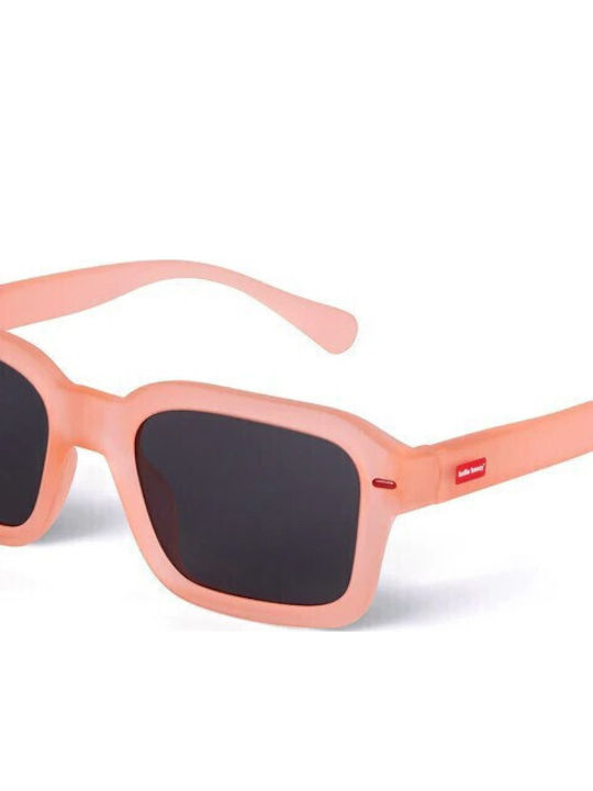 Hello Hossy Kids Sunglasses with Polarized Pink Lenses for 5-8 Years