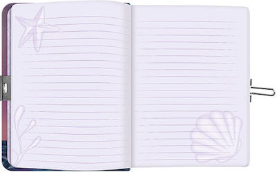 Santoro Notebook with Lock Purple