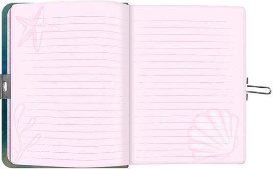 Santoro Notebook with Padlock Pink