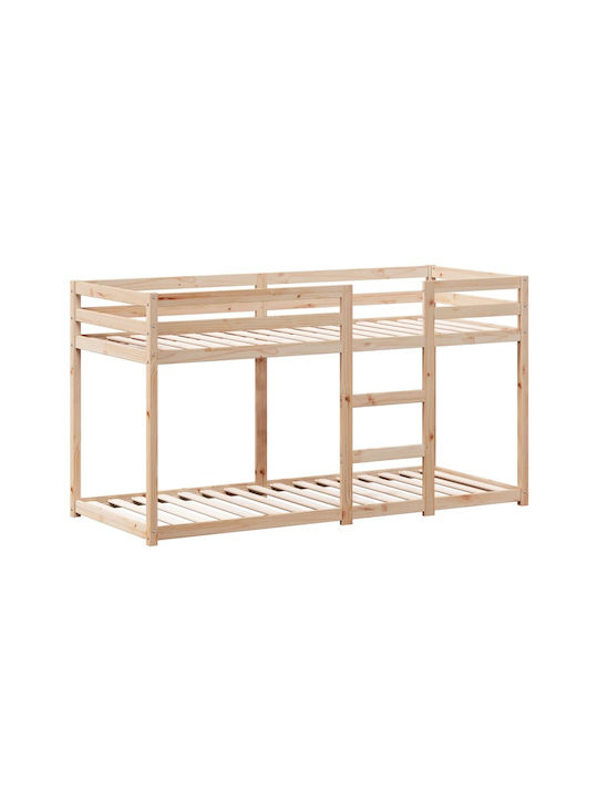 Kinderbett Koje Einzeln Beige für Matratze 90x190cm