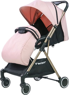 Twist Adjustable Baby Stroller Suitable for Newborn Pink 6.8kg