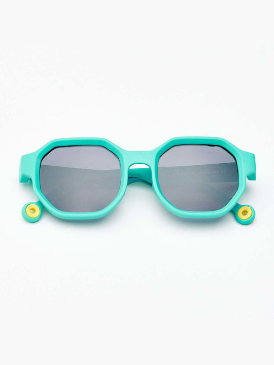 Baby Cloud Polygon Παιδικά Γυαλιά Ηλίου με Polarized Φακό Aqua Blue για 2-5 Ετών