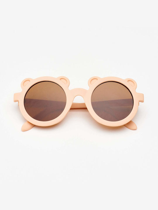 Baby Cloud Bear Παιδικά Γυαλιά Ηλίου με Polarized Φακό Light Pink για 3-6 Ετών