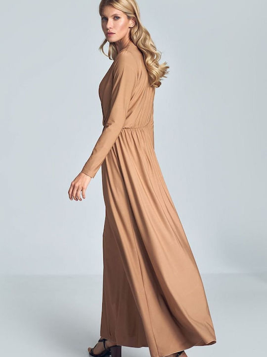 Figl Maxi Kleid Beige