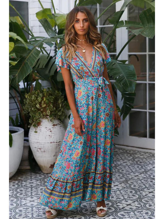 Rochii De Vară Pentru Femei Maxi Rochie Albastră
