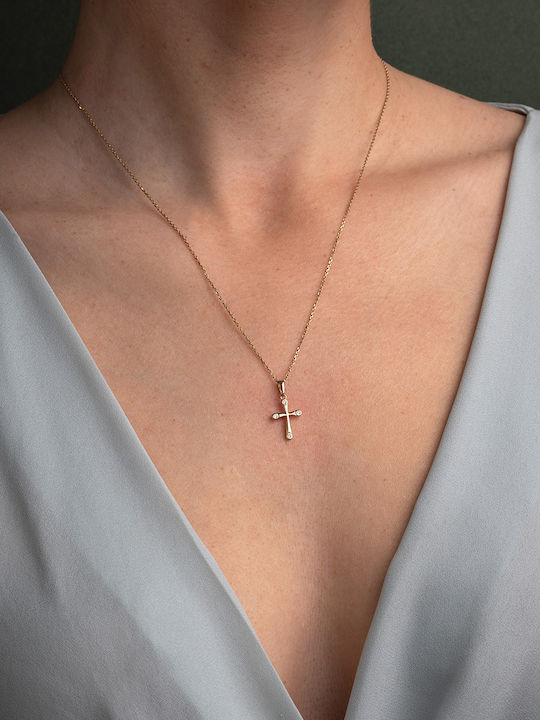 George Art Jewels Gold Cross 14K