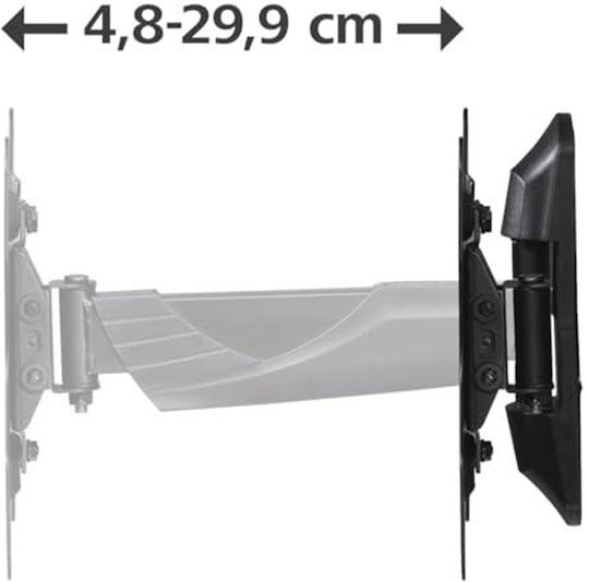 HAMA 00220826 Стойка за телевизор Стенен до 48" и 35кг Черен