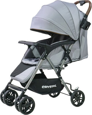 Crystal Adjustable Baby Stroller Suitable for Newborn Gray 6.3kg