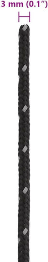 vidaXL Rope with Diameter 3mm and Length 50m