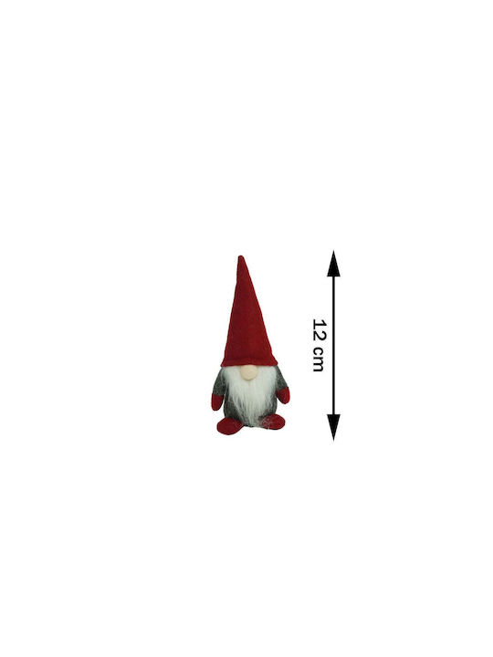 Hanging Dwarf Ornament Red 12cm