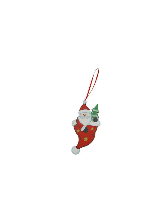 Ornament Om De Zăpadă Din Lemn Roșu 8x8cm Ornament Om De Zăpadă Din Lemn Roșu 8x8cm
